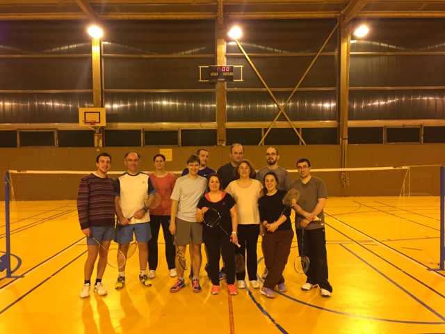 Entrainement du vendredi soir - tournoi Noël 2016