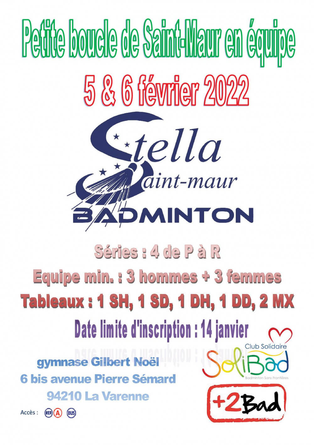 affiche tournoi petite boucle saint maur 2022