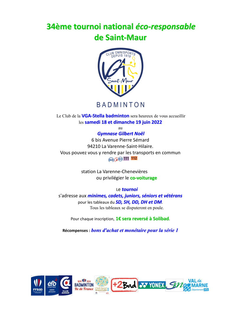 plaquette accueil 34eme tournoi national saint maur juin 2022 1